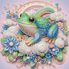 Load image into Gallery viewer, Frog 30*30CM(Canvas) Partial Special Shaped Drill Diamond Painting
