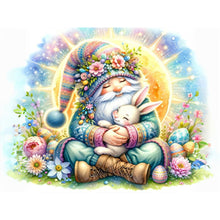 Load image into Gallery viewer, Easter Gnome And Bunny 40*30CM(Picture) Full AB Round Drill Diamond Painting
