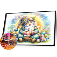 Load image into Gallery viewer, Easter Gnome And Bunny 40*30CM(Picture) Full AB Round Drill Diamond Painting
