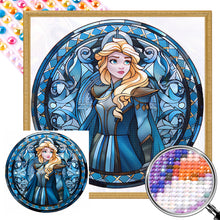 Load image into Gallery viewer, Glass Painting - Disney Princess - Rapunzel 40*40CM(Picture) Full AB Round Drill Diamond Painting
