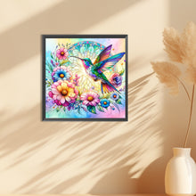 Load image into Gallery viewer, Flowers Hummingbird 30*30CM(Canvas) Full Round Drill Diamond Painting
