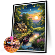 Load image into Gallery viewer, Houses Village 30*40CM(Canvas) Full Round Drill Diamond Painting
