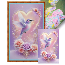 Load image into Gallery viewer, Love Roses And Hummingbirds - 35*60CM 14CT Stamped Cross Stitch
