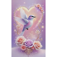 Load image into Gallery viewer, Love Roses And Hummingbirds - 35*60CM 14CT Stamped Cross Stitch
