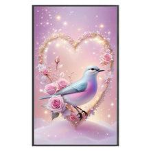 Load image into Gallery viewer, Love Roses And Hummingbirds - 35*60CM 14CT Stamped Cross Stitch
