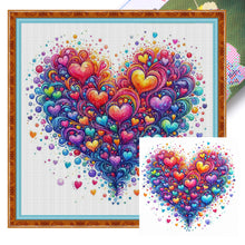 Load image into Gallery viewer, Love - 40*40CM 18CT Stamped Cross Stitch
