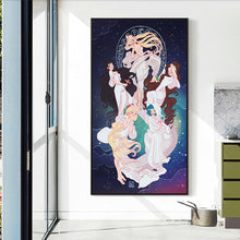 Load image into Gallery viewer, Sailor Moon 30*50CM(Canvas) Full Round Drill Diamond Painting
