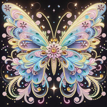 Load image into Gallery viewer, Colorful Butterfly 30*30CM(Canvas) Partial Special Shaped Drill Diamond Painting
