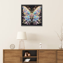 Load image into Gallery viewer, Colorful Butterfly 30*30CM(Canvas) Partial Special Shaped Drill Diamond Painting
