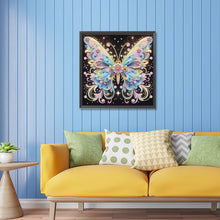 Load image into Gallery viewer, Colorful Butterfly 30*30CM(Canvas) Partial Special Shaped Drill Diamond Painting
