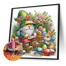 Load image into Gallery viewer, Easter Egg Gnome 30*30CM(Canvas) Partial Special Shaped Drill Diamond Painting
