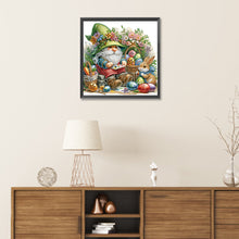 Load image into Gallery viewer, Easter Egg Gnome 30*30CM(Canvas) Partial Special Shaped Drill Diamond Painting
