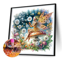 Load image into Gallery viewer, Dandelion Elf Girl 30*30CM(Canvas) Partial Special Shaped Drill Diamond Painting
