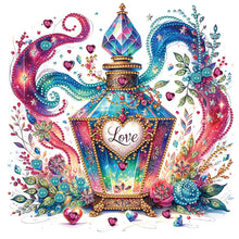 Load image into Gallery viewer, Colorful Floral Perfume 30*30CM(Canvas) Partial Special Shaped Drill Diamond Painting
