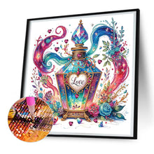 Load image into Gallery viewer, Colorful Floral Perfume 30*30CM(Canvas) Partial Special Shaped Drill Diamond Painting
