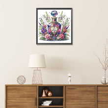 Load image into Gallery viewer, Purple Floral Perfume 30*30CM(Canvas) Partial Special Shaped Drill Diamond Painting
