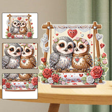 Load image into Gallery viewer, Acrylic Owl 5D DIY Cute Handmade Diamond Painting Art Tabletop Home Office Decor
