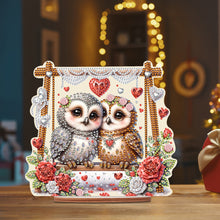 Load image into Gallery viewer, Acrylic Owl 5D DIY Cute Handmade Diamond Painting Art Tabletop Home Office Decor
