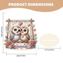 Load image into Gallery viewer, Acrylic Owl 5D DIY Cute Handmade Diamond Painting Art Tabletop Home Office Decor
