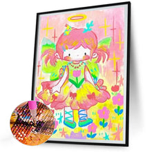 Load image into Gallery viewer, Cute Cartoon Girl 30*40CM(Picture) Full AB Round Drill Diamond Painting
