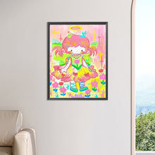 Load image into Gallery viewer, Cute Cartoon Girl 30*40CM(Picture) Full AB Round Drill Diamond Painting
