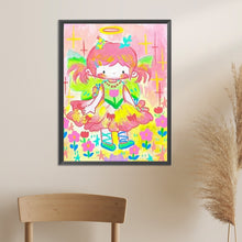 Load image into Gallery viewer, Cute Cartoon Girl 30*40CM(Picture) Full AB Round Drill Diamond Painting
