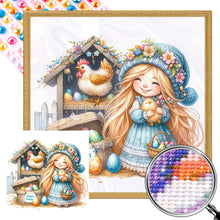 Load image into Gallery viewer, Goblin Little Girl 30*30CM(Picture) Full AB Round Drill Diamond Painting

