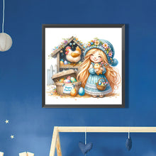 Load image into Gallery viewer, Goblin Little Girl 30*30CM(Picture) Full AB Round Drill Diamond Painting
