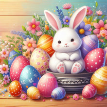 Load image into Gallery viewer, Easter Egg Bunny 30*30CM(Canvas) Full Round Drill Diamond Painting
