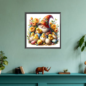 Goblin And Chicken 30*30CM(Canvas) Full Round Drill Diamond Painting