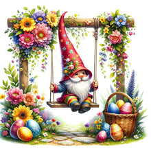 Load image into Gallery viewer, Goblin Swing Easter Egg 30*30CM(Canvas) Full Round Drill Diamond Painting
