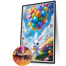 Load image into Gallery viewer, Balloon Bunny 40*60CM(Canvas) Full Round Drill Diamond Painting
