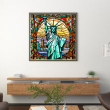 Load image into Gallery viewer, Glass Painting-Statue Of Liberty - 50*50CM 11CT Stamped Cross Stitch
