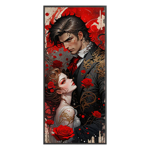 Rose Lover - 40*95CM 11CT Stamped Cross Stitch