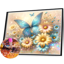 Load image into Gallery viewer, Pearl Daisy Butterfly 35*30CM(Canvas) Full Round Drill Diamond Painting
