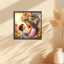 Load image into Gallery viewer, Mother&#39;S Day - Maternal Love 30*30CM(Canvas) Full Round Drill Diamond Painting
