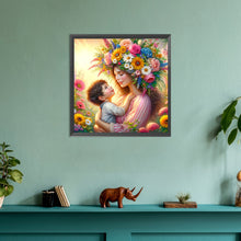 Load image into Gallery viewer, Mother&#39;S Day - Maternal Love 30*30CM(Canvas) Full Round Drill Diamond Painting
