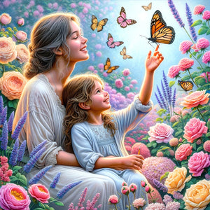 Mother'S Day - Maternal Love 30*30CM(Canvas) Full Round Drill Diamond Painting