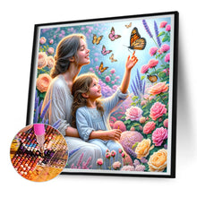 Load image into Gallery viewer, Mother&#39;S Day - Maternal Love 30*30CM(Canvas) Full Round Drill Diamond Painting
