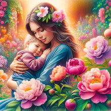 Load image into Gallery viewer, Mother&#39;S Day - Maternal Love 30*30CM(Canvas) Full Round Drill Diamond Painting
