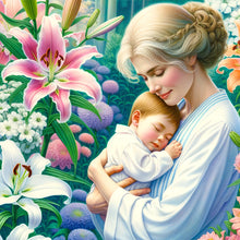 Load image into Gallery viewer, Mother&#39;S Day - Maternal Love 30*30CM(Canvas) Full Round Drill Diamond Painting
