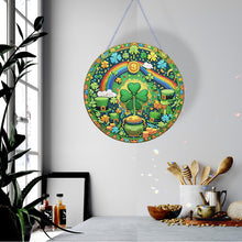 Load image into Gallery viewer, St Patrick Lucky Clover 5D DIY Diamond Painting Dots Pendant for Home Wall Decor
