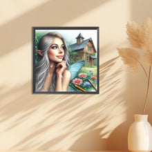 Load image into Gallery viewer, Garden Butterfly Fairy 30*30CM(Canvas) Full Round Drill Diamond Painting
