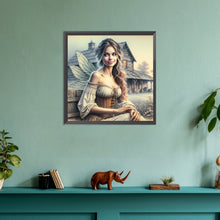 Load image into Gallery viewer, Garden Butterfly Fairy 30*30CM(Canvas) Full Round Drill Diamond Painting

