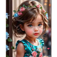 Load image into Gallery viewer, Garland Girl 40*50CM(Canvas) Full Round Drill Diamond Painting
