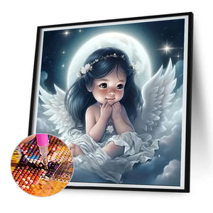 Angel Child 30*30CM(Canvas) Full Round Drill Diamond Painting