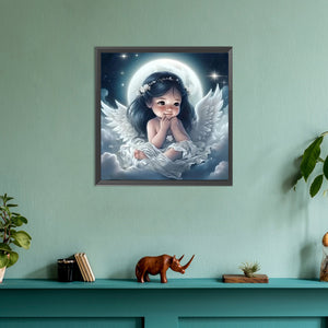 Angel Child 30*30CM(Canvas) Full Round Drill Diamond Painting