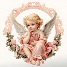 Load image into Gallery viewer, Angel Child 30*30CM(Canvas) Full Round Drill Diamond Painting
