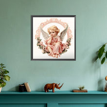 Load image into Gallery viewer, Angel Child 30*30CM(Canvas) Full Round Drill Diamond Painting
