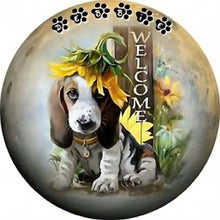 Load image into Gallery viewer, Sunflower Puppy 30*30CM(Canvas) Full Round Drill Diamond Painting

